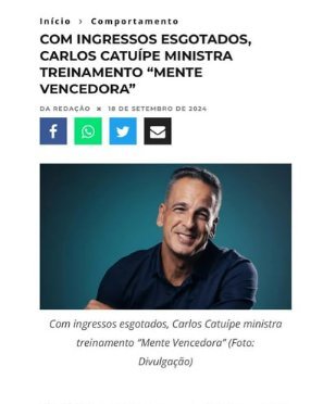 Matéria sobre Carlos Catuípe
